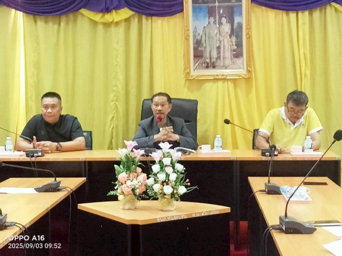 องค์การบริหารส่วนตำบลหนองบอน จัดประชุมประจำเดือนกันยายน พ.ศ.๒๕๖๘